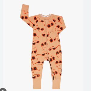 Bonds Zipper Romper Footie Feeling Shady Sunglasses 12-18 Months Nwt